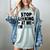 Stop Looking At Me I’m Hiding Sarcastic Introvert Joke Women's Comfort Colors T-Shirt Denim