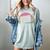 I Survived AP Lang Retro Book Graphic Women's Comfort Colors T-Shirt Denim
