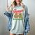 Tis The Season Book Reading Gingerbread Teacher Librarian Women's Comfort Colors T-Shirt Denim