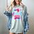 Totally 80's Colorful Retro 1980s Style Nostalgia Vibe Women's Comfort Colors T-Shirt Denim
