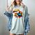 Toucan Reading Book Women's Comfort Colors T-Shirt Denim