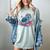 Turtle Bookworm Reading Book Bookworm Book Nerd Cute Graphic Women's Comfort Colors T-Shirt Denim