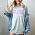 Never Underestimate Girl With A Book Women Inspiration Quote Women's Comfort Colors T-Shirt Denim