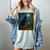 Van Gogh Starry Night Art Cat And Book Lovers Premium Tri-Blend Women's Comfort Colors T-Shirt Denim