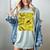 Varsity-Gold Yellow Comic Book University Varsity-Gold Women's Comfort Colors T-Shirt Denim