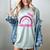 I Wear Pink In Memory Of My Mom Breast Cancer Awareness Raglan Baseball Tee Women's Comfort Colors T-Shirt Denim