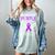 I Wear Purple In Memory Of My Dad Pancreatic Cancer Women's Comfort Colors T-Shirt Denim I Wear Purple In Memory Of My Dad Pancreatic Cancer Women's Comfort Colors T-Shirt Denim