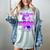 I Wear Purple In Memory Of My Husband Pancreatic Cancer Premium Tri-Blend Women's Comfort Colors T-Shirt Denim