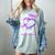 I Wear Purple In Memory For My Mom Dementia Awareness Women's Comfort Colors T-Shirt Denim I Wear Purple In Memory For My Mom Dementia Awareness Women's Comfort Colors T-Shirt Denim