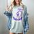 I Wear Purple In Memory Of Mom Pancreatic Cancer Awareness Women's Comfort Colors T-Shirt Denim I Wear Purple In Memory Of Mom Pancreatic Cancer Awareness Women's Comfort Colors T-Shirt Denim