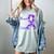 I Wear Purple In Memory Of My Sister Overdose Awareness Women's Comfort Colors T-Shirt Denim I Wear Purple In Memory Of My Sister Overdose Awareness Women's Comfort Colors T-Shirt Denim