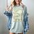 Weird Teachers Build Character Frog Reading Book Librarian Women's Comfort Colors T-Shirt Denim