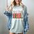 When I Think About Books I Touch My Shelf Bookworm Lovers Women's Comfort Colors T-Shirt Denim