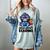 Wild About Reading Book Lover Gorilla Women's Comfort Colors T-Shirt Denim