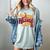 In My Wizard Era Groovy Bookish Fantasy Reader Book Lover Women's Comfort Colors T-Shirt Denim