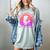 Women's With A Dreamy Far-Off Look And Her Nose Stuck In A Book Women's Comfort Colors T-Shirt Denim