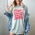Women's Forget Flowers Buy Me Books Valentine Book Lover Women's Comfort Colors T-Shirt Denim