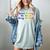 Women's Read Books Be Kind Stay Weird Book Lover Rainbow Women's Comfort Colors T-Shirt Denim