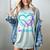 Women's I Wear Teal & Purple In Memory Of My Husband Women's Comfort Colors T-Shirt Denim Women's I Wear Teal & Purple In Memory Of My Husband Women's Comfort Colors T-Shirt Denim