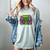 Y2K Home DJ Quarantine Nostalgia Boombox Party Women's Comfort Colors T-Shirt Denim