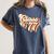 1977 Class Reunion Retro Class Of 77 High School Graduation Women's Comfort Colors T-Shirt Denim