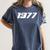 1977 Printed For 70's Birthdays Events Graduations T-Shirt Women's Comfort Colors T-Shirt Denim