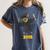 2018 Graduation Shirts Sloth Lovers For Women Teens Women's Comfort Colors T-Shirt Denim