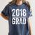 2018 Kinesiology Graduation Exercise Graduate Degree Women's Comfort Colors T-Shirt Denim