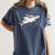 2019 Graduation Shark T Shirt High School College Grad Women's Comfort Colors T-Shirt Denim