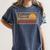 2025 Graduation Highschool Senior Sunset Women's Comfort Colors T-Shirt Denim