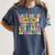 2025 Last Day Of School Autograph 6th Grade Graduation Women's Comfort Colors T-Shirt Denim