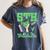 5th Grade Graduate Dinosaur Dab Graduation School Women's Comfort Colors T-Shirt Denim