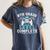 8th Grade Level Complete Graduation 2025 Class Eighth Grade Women's Comfort Colors T-Shirt Denim