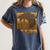 African American Girl Graduation Shirt Senior 2019 Women's Comfort Colors T-Shirt Denim