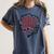 African American HBCU Grad College Graduation Women's Comfort Colors T-Shirt Denim