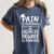 Bachelor Degree Graduation Women's Comfort Colors T-Shirt Denim