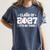 Back To School 2027 Baseball 2027 Graduation Class Of 2027 Women's Comfort Colors T-Shirt Denim