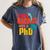 This Badass Has a PhD Doctor Graduation Women's Comfort Colors T-Shirt Denim