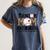 Baseball Senior Class Of 2027 Senior 2027 Graduation Women Women's Comfort Colors T-Shirt Denim