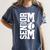 Baseball Senior Mom Class Of 2026 Senior Night Graduation Women's Comfort Colors T-Shirt Denim