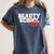 Beauty School Graduation Class Of 2018 Women's Comfort Colors T-Shirt Denim