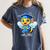 Bee Graduation Cute Kindergarten Elementary High School Women's Comfort Colors T-Shirt Denim