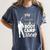 Boot Camp Graduation Military Cousin Support Tee Women's Comfort Colors T-Shirt Denim