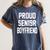 Boyfriend Graduation Party SEN19R Shirt Senior 2019 T-Shirt Women's Comfort Colors T-Shirt Denim