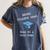 Broke College Grad Free To A Good Home Fun Graduation Women's Comfort Colors T-Shirt Denim