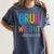 Bruh We Out Seniors Senior Year Back To School Graduation Women's Comfort Colors T-Shirt Denim