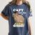 Capy Last Day Of School Capybara Graduation Quote Women's Comfort Colors T-Shirt Denim