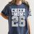 Cheer Mom Senior 2026 Cheerleaders Graduation Mother Women's Comfort Colors T-Shirt Denim