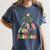Christmas Audiology Tree Audiology Student Graduation Women's Comfort Colors T-Shirt Denim