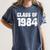 Class Of 1984 High School College Graduation Reunion Women's Comfort Colors T-Shirt Denim